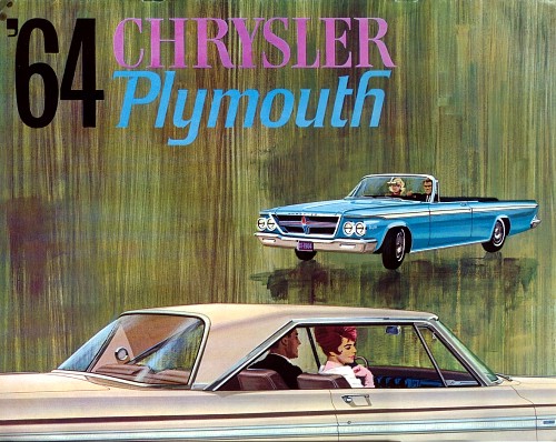 1964 Chrysler Body Book 300 300K New Yorker Newport Imperial Catalog 