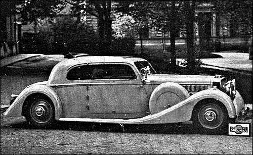 1931-1935 Tatra T52 Czechoslovakia Car Photo Spec Sheet Info CARD 1932 1933 1934 